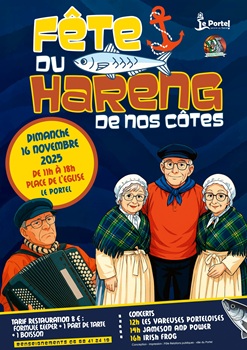 Affiche Fête du Hareng LP 2025 Affiche Fête du Hareng LP 2025