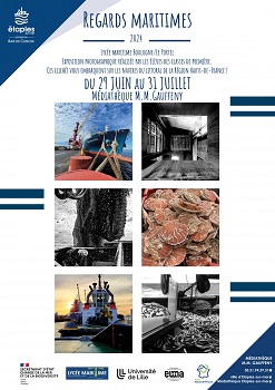 Affiche expo Regards maritimes 2024