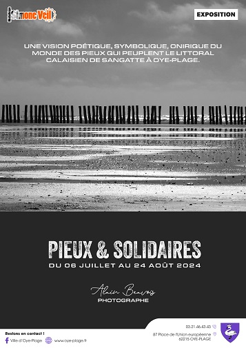 Affiche expo Pieux & solidaires - A BEAUVOIS